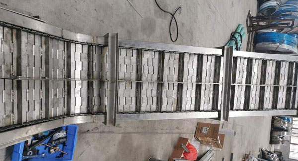 不銹鋼鏈板輸送機 不銹鋼鏈板輸送機